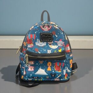 Loungefly Disney Parks Disneyland Chibi Icons Characters Mini Backpack